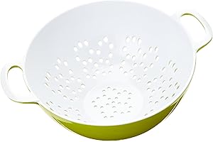 Colourworks CWMCOLSMLGRN KitchenCraft Melamine Colander, 15 cm - Green