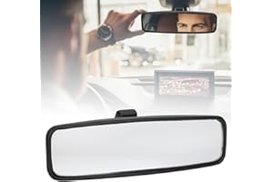 FAUOSWUK 814842 Specchietto Retrovisore Interno, Giorno/notte Specchietto Retrovisore Parabrezza ABS e Alloggiamento in Vetro per 107/206/106