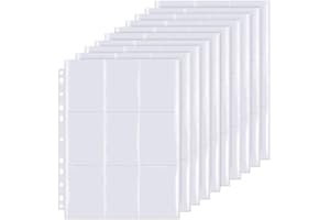 720 Pochettes pour Cartes, LISOPO Double Pages Cartes à collectionner de 40 Pages, Portefeuilles Collectionner avec Poches, Trading Card Sleeves, Transparents Jeu de Rangement Collection