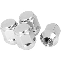 5-Pack M12x1.25 Wheel Lug Bolts For Nissan & Infiniti – OEM Fitment (4322270T00), Steel, Silver