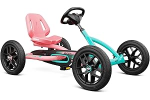 BERG Buddy Lua | Kart à pédales dès 3 Ans | Design coloré et Moderne | Pneus Tout-Terrain Robustes | Siège réglable | Conduite Stable et sécurisée | Idéal pour l’extérieur