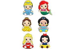 FEIFEI'S BOW 6 magneti da frigo Toy Story Avengers Princes per bambini, memo party riempitivi per sacchetti 3D, action figure regalo adesivo per frigorifero (principesse)