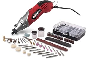 LUMBER JACK 170W Rotary Tool Set with 120 Accessories - Variable Speed 8000-35000 RPM - Polishing, Shaping, Drilling & Sanding - Home Improvement & Crafts