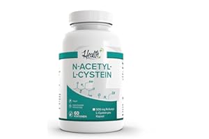 ‎ZEC+ Zec+ Nutrition Health+ N-Acetyl-L-Cystein - 120 L-Aminosäure-Kapseln, enthält 500 mg reines Acetylcystein pro Kapsel, hochdosierte NAC Kapseln, Made in Germany
