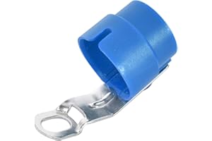 Colexy Trailer Plug Holder Universal Protective Accessory for 7-13 Pin Trailer Connector Trailer Plug Female Holder, RV Car Auto Caravan Towing Plug Aluminium Alloy Connector Adapter (Blue)
