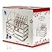 H&S® Acrylic Clear Make up Organiser Cosmetic Box - 4 Drawers - L