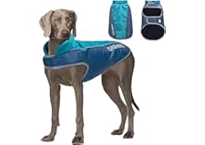Nobleza - Hundemantel Winter, Warmer Hundemantel Wasserdicht Winddicht, Hundekleidung mit Leinenlöchern, Winterjacke Hund mit