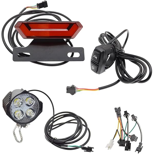 Fanale posteriore per moto elettrica da 12 V, 48 V, 60 V, 3 in 1