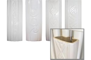 METROX 4-częściowy zestaw nawilżaczy powietrza z ceramiki do zawieszenia do grzejników żebrowych RELIEF Ogrzewanie, nawilżacz powietrza, dyfuzor a1666