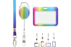 LANYARDS TOMORROW.CO.UK Smycze Tomorrow Ombre Color Fade Chowana smycz z suwakiem i wysuwanym klipsem Zestaw zawiera smycz, klips do kołowrotka Yoyo, kolorowy uchwyt na dowód osobisty