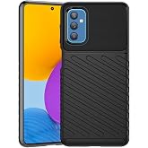 Microcase Samsung Galaxy M52 5G Thunder Series Shockproof Silicone Case - Black