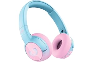 Fresh 'n Rebel Code Junior, kabellose Bluetooth-Kopfhörer für Kinder, sicherer Klang (<85dB), inklusive Audiokabel und Aufkleber, Buddy Beats, LED-Lichteffekte. 48 Std. Spielzeit (Cool Candy)