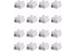 CEEYSEE 65 Pcs Spring Wire Connectors CH2 Cable clamp Terminal Block Quick Push-in Electrical Wiring Terminal Connectors (SCH2)