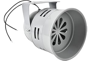 SONEW Alarma Industrial Eléctrica 40W 120dB con Motor de Imán Permanente de Cobre Puro, Bocina para Prevención de Incendios en Vehículos de Transporte de Fábrica (AC 230V)