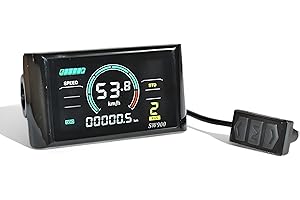 EVARGOS Ebike Colour SW900 LCD Display Control Electric Bicycle Speed Meter 36-72V 5Pin SM Connector