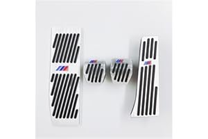 ZHHOOHAG FußStüTze Pedale Auto Styling Gaspedal Pedal Dekoration Bremspedalschutz for BMW X1 M3 E39 E46 E87 E84 E90 E91 E92 AT/MT Zubehör Auto Pedal (Color Name : MT-4PCS)
