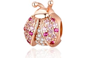 H.ZHENYUE Abalorios Charm para pulseras Plata de Ley 925 con Cartoon Animal People Circonita Cúbica 3 paquetes para mujeres collares Colgantes regalo,Navidad,San Valentín,día madre para mujeres niñas