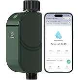 Woox Smart WiFi Irrigation Programmer, No Hub Required | 8 Irrigation Programs, Wi-Fi 2.4 GHz, App Control, Alexa/Google Assi