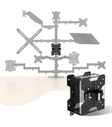 VESA-Halterung Für AMD Ryzen Mini-PC – Wand/Monitor/Schreibtisch-Montage, Inkl. Schrauben