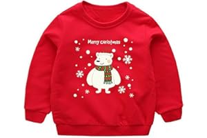 Xumplo Toddler Boys Jumper Sweatshirts Kids Long Sleeve Tops Crewneck Pullover Cotton Tee Clothes 1-8 Years