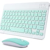 PSR Aksesuar Kablosuz Bluetooth Klavye ve Mouse Seti &ndash; T&uuml;m Cihazlarla Uyumlu (A&ccedil;ık Yeşil)