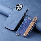 Zebana Apple iPhone 15 Pro ile Uyumlu Kılıf Zebana 2in1 Kartlıklı Best Deri Kılıf Mavi