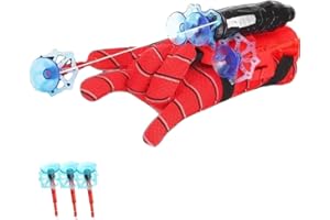 Niumowang Launcher Handschuh, 1pcs Spider Launcher Handschuhe, Spider Gloves Launcher, Kids Spider Hero Handschuhe, Spider Spielzeug Handschuh, Spinne Shooter Handschuhe, Cosplay Glove Launcher