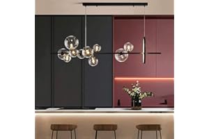MAOS Lampadario Moderno A LED, Lampadario A Sfera Di Vetro G9, Lampadario Per Tavolo Da Pranzo, Lampadario Nordico Soggiorno, Apparecchio Per Illuminazione Interna