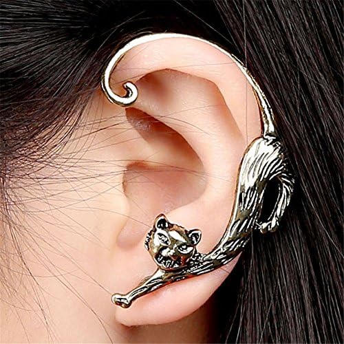 Repino 1pc Ladies Fashion Cat Earring Ear Cuff Clip Jewelry Gift