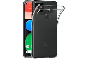 AICEK Etui kompatybilne z Google Pixel 5, przezroczyste silikonowe etui do Google Pixel 5, przezroczyste etui (6 cali)