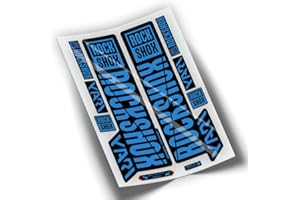 PEGATINEA Decals Autocollants DE Fourche ROCKSHOX Yari 2018 WP61 Bleu 517