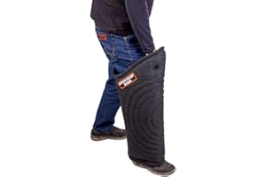 DINGO GEAR WWW.DINGOGEAR.COM 1977 Dingo Gear S01992 - Manicotto per Gambe in Nylon, Protezione Universale per addestramento Cani, Molto Duro, Colore: Nero