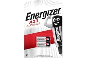 Energizer A23 639336 Baterie Alkaliczne, Srebrny/Czarny, 2 Sztuki