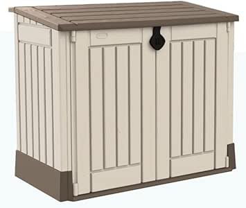 Abschließbare Gartenbox zum Verstauen von Gartenutensilien oder