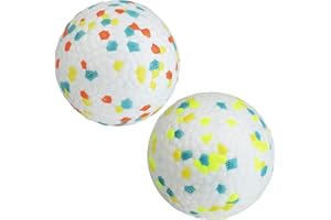 MMSGA Hundebälle Unkaputtbar，Hund Wasser Spielzeug Ball，High Bounce Ball Hund,Licht,Bissfester Hundeball für Kleine, Mittlere und Große Hunde zum Training und Spiel auf Land oder Wasser