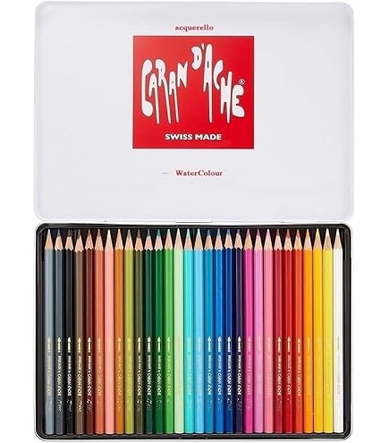 CARAN D'ACHE Crayons de couleur Swisscolor Aquarelle