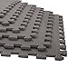 Produktbild Stalwart Fußmatten aus Eva-Schaumstoff, 24 x 24 x 0,375 mm, Schwarz, 6 Stück, grau