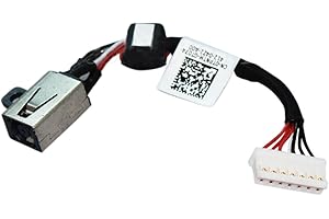 Gintai DC JACK ZŁĄCZE PORT ŁADOWANIA ZASILANIA dla Dell XPS 15 9530 9550 9560 9570 P56F Precision 5510 5520 5530 5540 M3800 M5510 P56F001 AAM00 64TM0 064TM0 DC30100O800 DC30100X300 DC30100X200