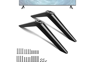 AIWEIWA Pieds de piédestal TV pour TCL Pieds de support TV pour TCL Roku TV 32SF540K 40SF540K 43C635K 50P617K 55C635K 55C655 55CF630K 55C645K Pieds de piédestal de remplacement pour base de support TV TCL