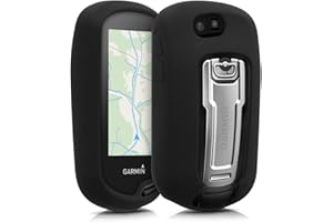kwmobile Étui Compatible avec Garmin Oregon 700 / 750t / 600/650 - Housse de Protection en Silicone pour Navigateur GPS Pédestre - Noir