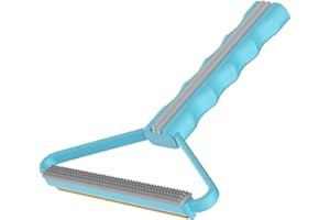HAYRUOY Rasoir Anti Bouloche Manuel, Brosse Anti Poils Animaux, Ramasse Poils Animaux, Portable Lint Remover, Retire Les Poils Incrustés sur Tapis, Manteau,Canapé, Vêtements, Siège Voiture, Textile. (1PCS)