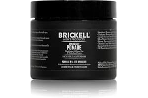 ‎BRICKELL MEN'S PRODUCTS Brickell Men's Styling Clay - Natürlich und Organisch - Schmiere für Starken Halt den Ganzen Tag - Matte Pomade für Männer Haarstyling - 59 ml - Parfümiert