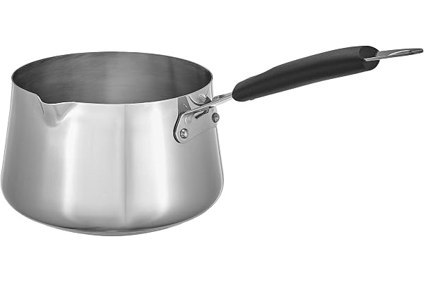Amazon Brand - Solimo Stainless Steel T Pan, Induction Base, 1.5 Litre
