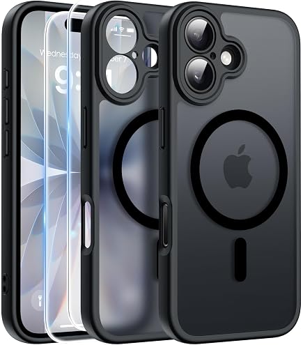 Custodia TORRAS Antiurto Per IPhone 14 - Protezione Militare 12ft, Pulsanti Sensibili, 3 Colori