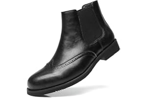 SANNAX scarpe da uomo Chelsea boots Stivaletti vintage alla moda Business high-top casual da uomo Mocassini formali