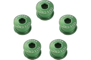 Bynccea Bicycle Single Chainring Bolts Aluminum Alloy 7075 for Road Mountain Bike MTB