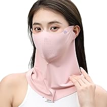 Sun Protection Face Cover Mask UPF 50+ Women Summer Protection