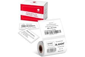 Phomemo termiskt etikettpapper för etikettskrivare M220 M250 M221, multifunktionell självhäftande etikett, för kontor, lager