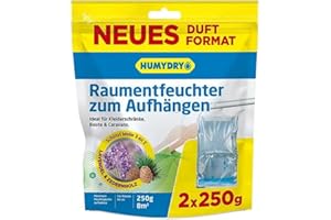 Humydry 2er Pack Antifeuchtigkeit Kleiderbügel Salvalana 250g