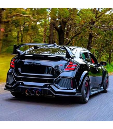 Archaic Rear Spoiler For 2022-2024 Honda Civic Hatchback Type R, Rear Spoiler Lip Wing For 11th Gen Civic FL1 FL2 FL4 FL5 - View #10